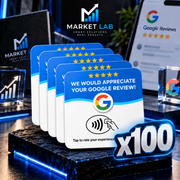 x 100 Google Review Card - Lingua Italiano
